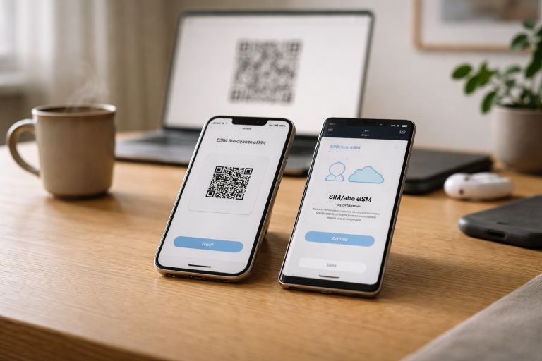 Flyt eSIM til ny telefon uden drama: den guide du savner