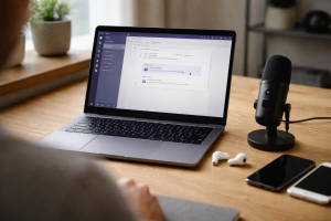 Bliver lyden også helt “dåse” når du bruger AirPods på Teams på din pc?